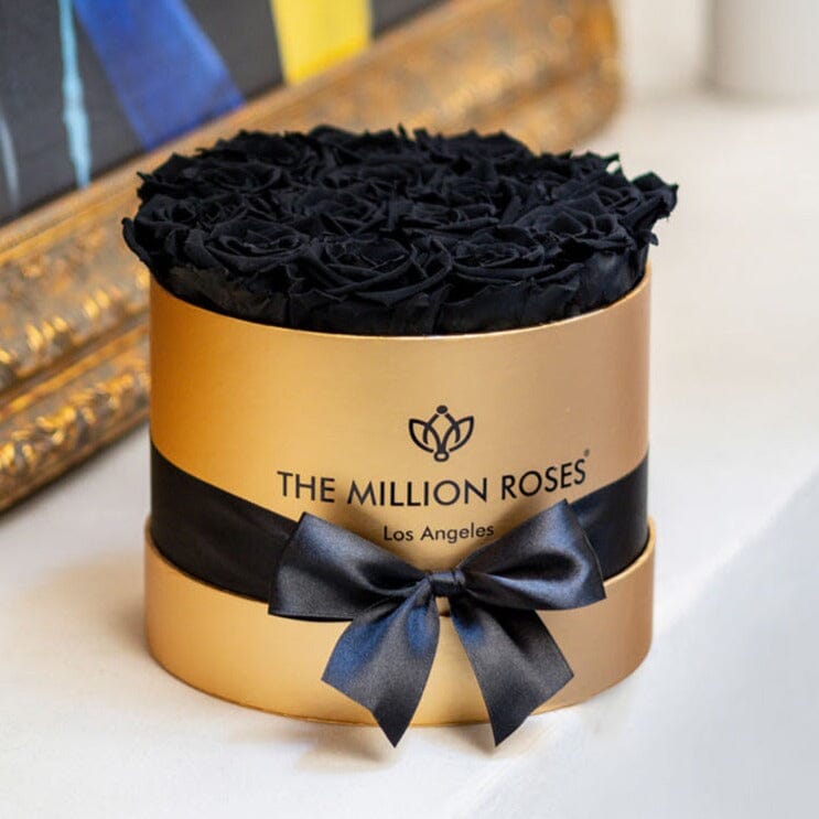 Classic Gold Box | Black Roses