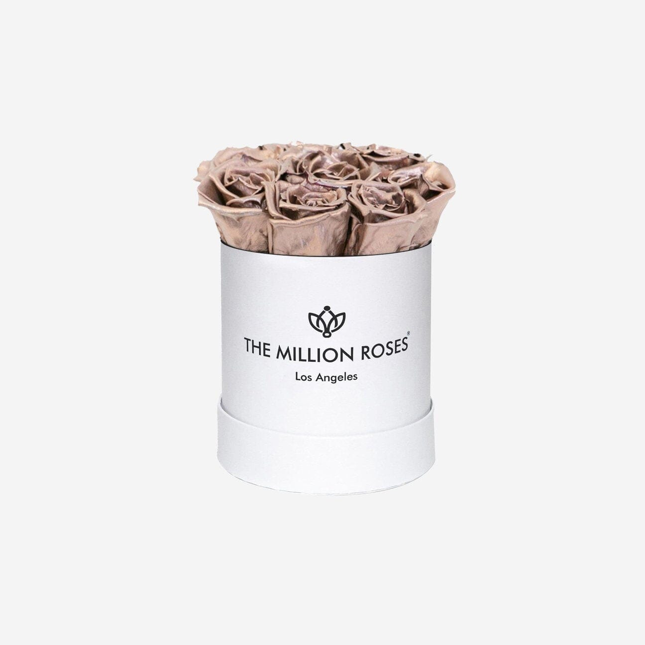 Basic White Box | Rose Gold Roses - The Million Roses