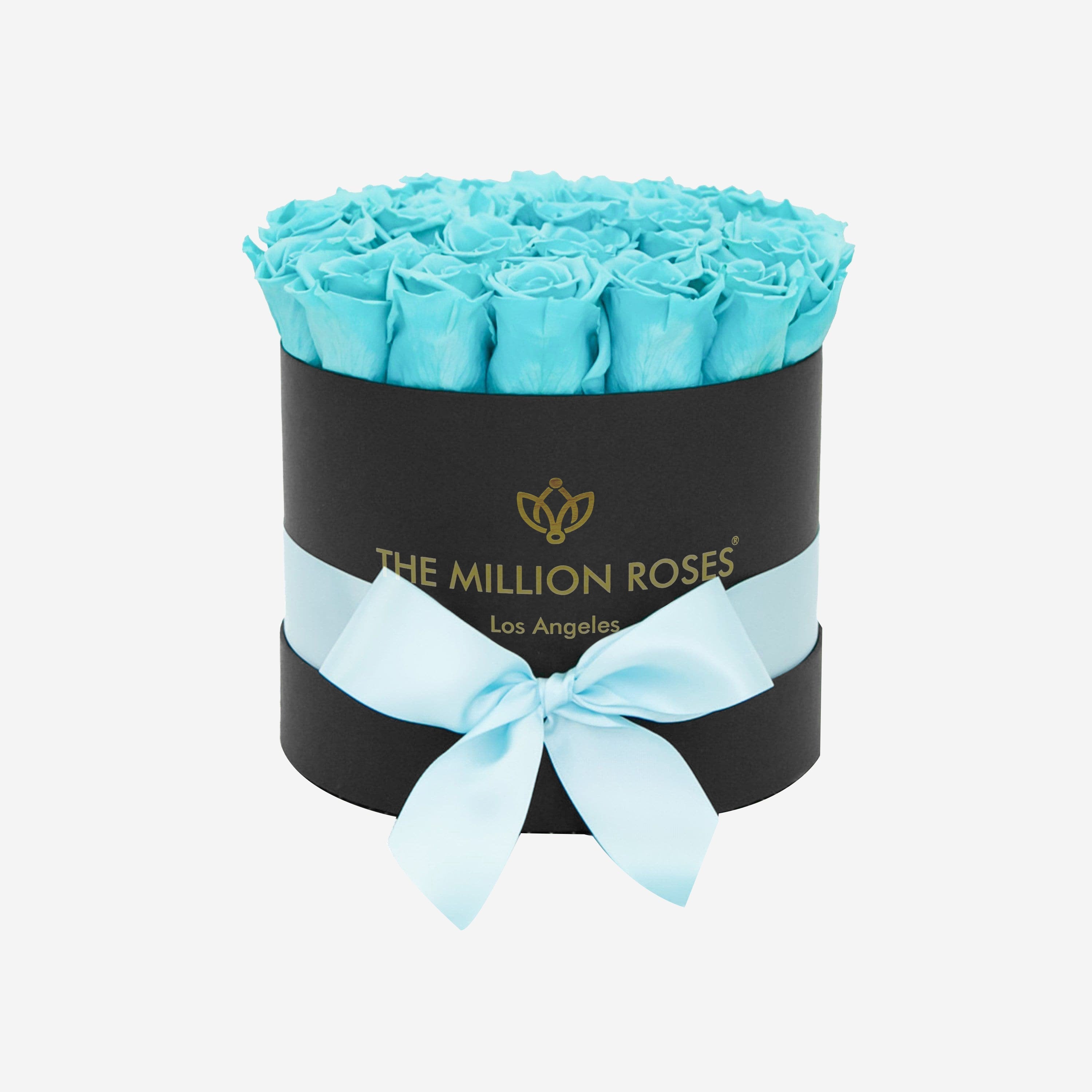 Classic Black Box | Turquoise Roses - The Million Roses