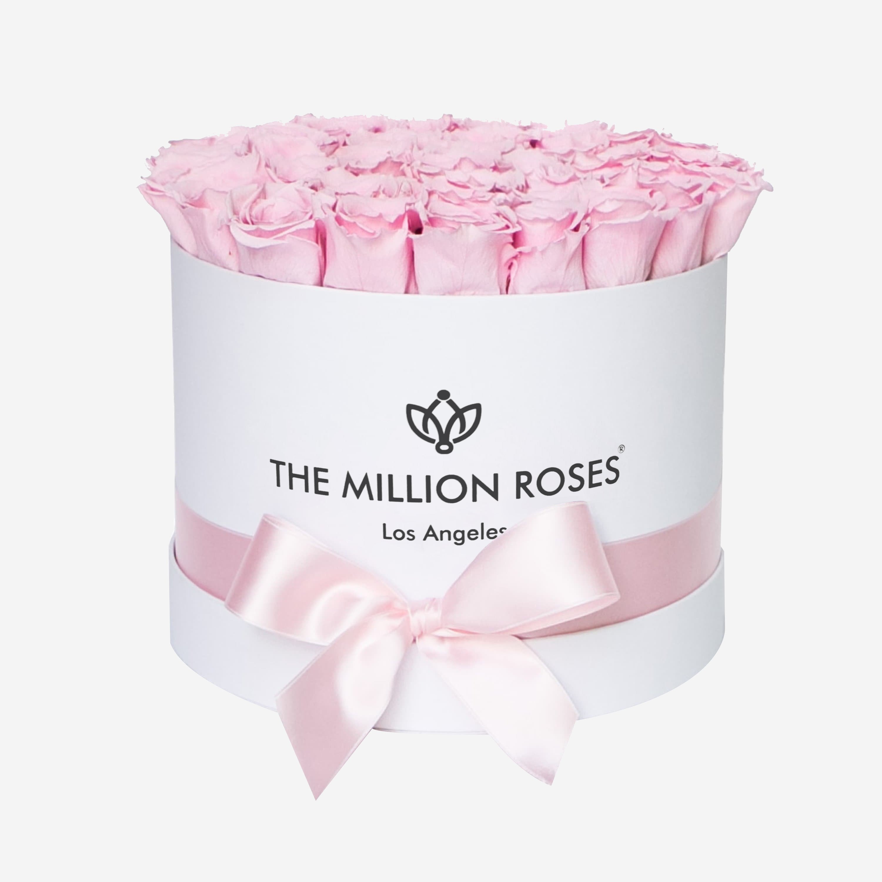 Supreme White Box | Light Pink Roses - The Million Roses