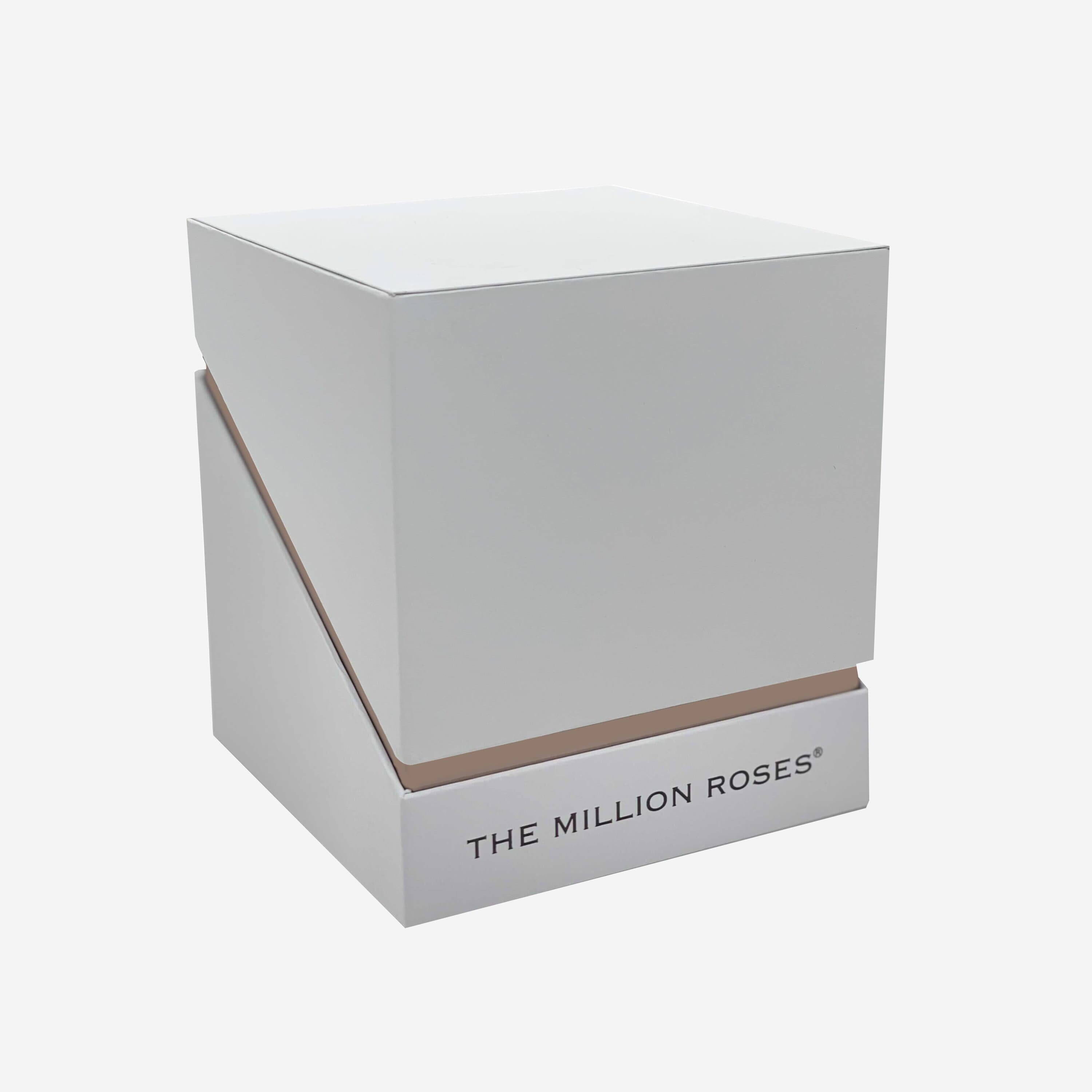 Square White Box | Black Roses - The Million Roses