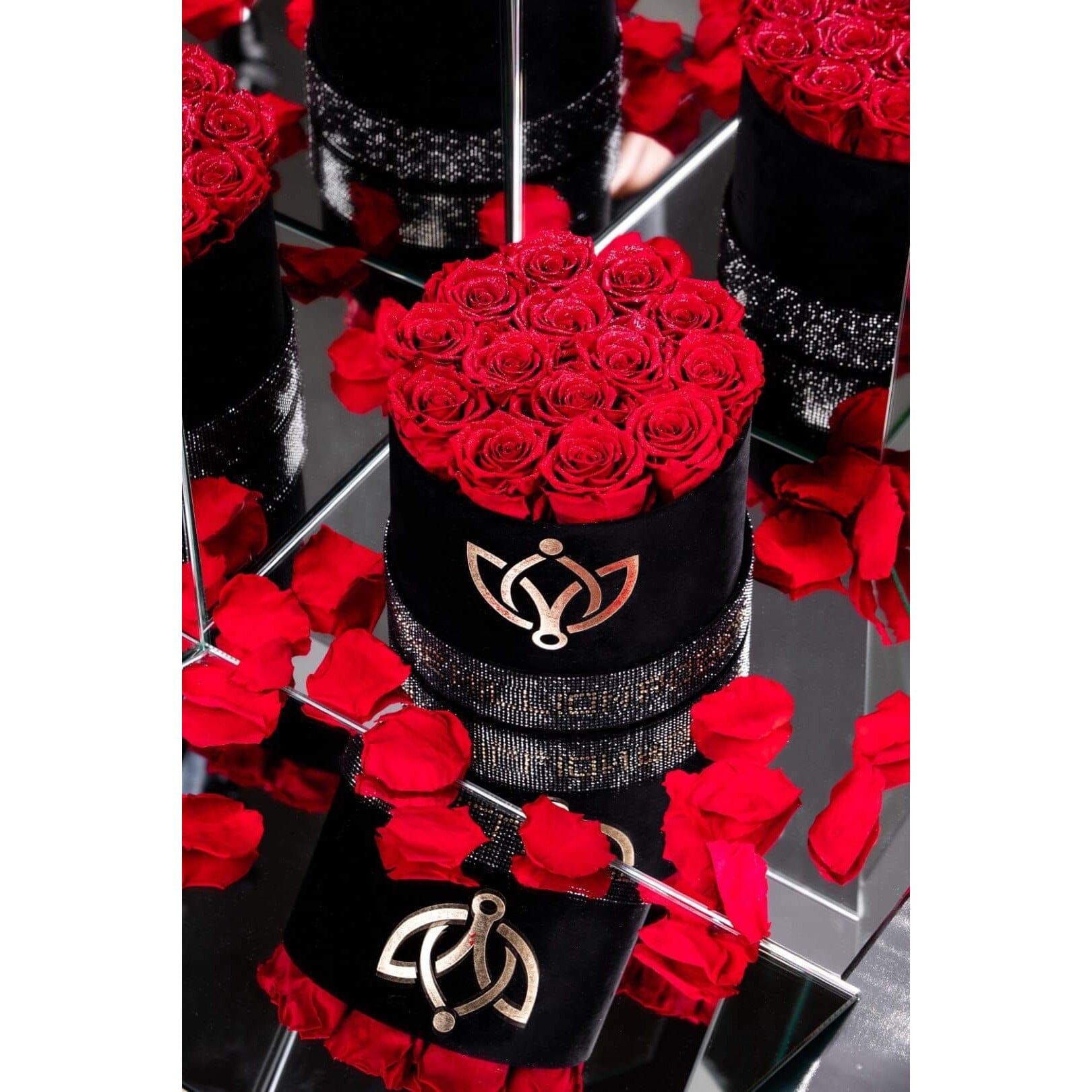 Classic Black Box | Crystal Edition | Red Roses - The Million Roses